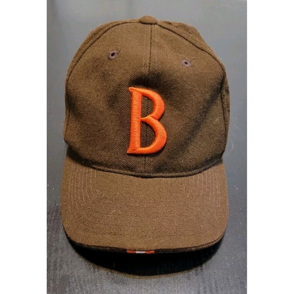 Cleveland Browns Nike Team Official Sideline Equipment "B" Hat Youth 6 7/8 Wool